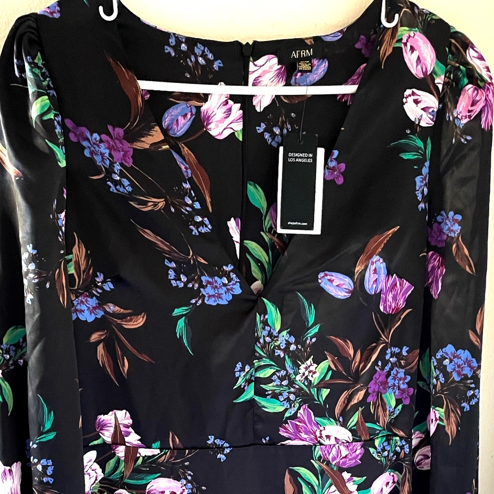 Bouquet Pattern Formal Dress